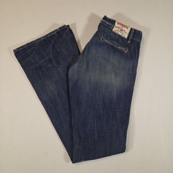 True Religion Denim - Vintage‎ True Religion Coco Flared Jeans Style 88561 100% Cotton Made in USA
